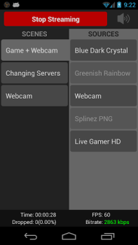 Télécharger OBS Remote Lecteurs et éditeurs de vidéos pour Android Capture d'écran 2