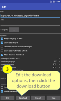 Télécharger Offline Browser Communication pour Android Capture d'écran 3