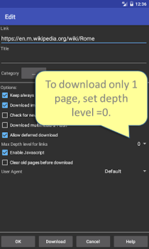 Télécharger Offline Browser Communication pour Android Capture d'écran 6