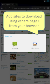 Télécharger Offline Browser Communication pour Android Capture d'écran 7