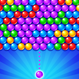 Logo Bubble Shooter Genies