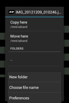Télécharger Send to SD card Outils pour Android Capture d'écran 2