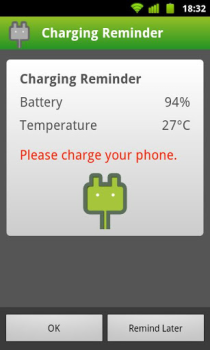 Télécharger Charging Reminder Outils pour Android Capture d'écran 3