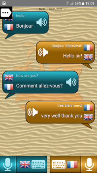 Télécharger Traducteur conversation Outils pour Android Capture d'écran 4