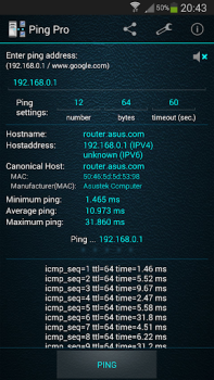 Télécharger Ping Pro Outils pour Android Capture d'écran 4