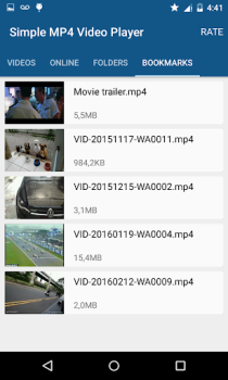 Télécharger Simple Lecteur vidéo MP4 Lecteurs et éditeurs de vidéos pour Android Capture d'écran 2