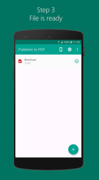 Télécharger Publisher to PDF Travail pour Android Capture d'écran 4
