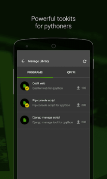 Télécharger QPython - Learn Python & AI Éducation pour Android Capture d'écran 4
