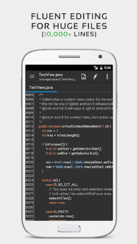 Télécharger Éditeur de texte QuickEdit Travail pour Android Capture d'écran 2