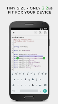 Télécharger Éditeur de texte QuickEdit Travail pour Android Capture d'écran 3