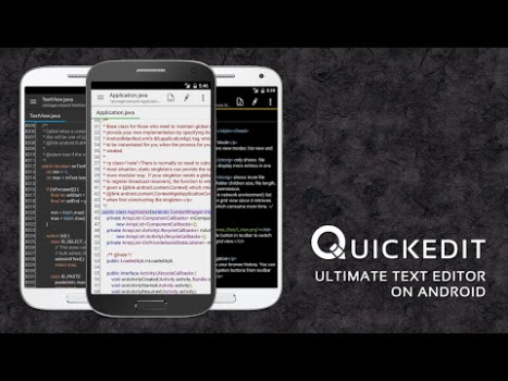 Télécharger Éditeur de texte QuickEdit Travail pour Android Capture d'écran 8