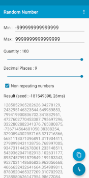 Télécharger Random Number Outils pour Android Capture d'écran 4