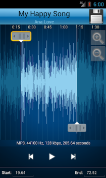 Télécharger MP3 Cutter and Ringtone Maker Musique et audio pour Android Capture d'écran 3