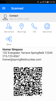 Télécharger Lecteur de code QR Code Reader Outils pour Android Capture d'écran 2