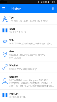 Télécharger Lecteur de code QR Code Reader Outils pour Android Capture d'écran 5