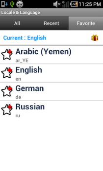 Télécharger Set Locale & Language Outils pour Android Capture d'écran 3