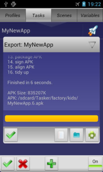 Télécharger Tasker App Factory Outils pour Android Capture d'écran 4