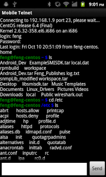 Télécharger Mobile Telnet Communication pour Android