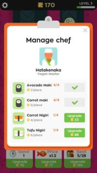 Télécharger Sushi Bar Idle Simulateurs pour Android Capture d'écran 3