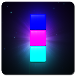 Logo TETCOLOR, color blocks puzzle