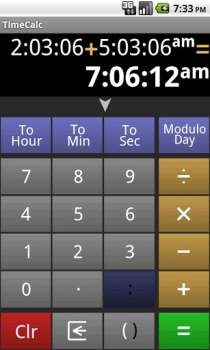 Télécharger Calculatrice temporelle Outils pour Android Capture d'écran 3