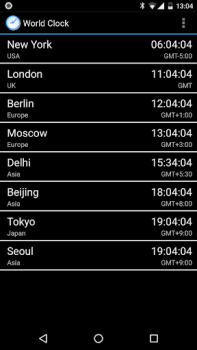 Télécharger Horloge Mondiale et Widget Travail pour Android