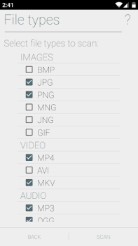Télécharger Undeleter Récup. docs & images Outils pour Android Capture d'écran 2