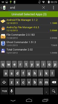Télécharger Désinstallateur (Uninstaller) Travail pour Android Capture d'écran 4