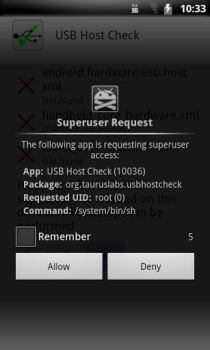 Télécharger USB Host Check Outils pour Android Capture d'écran 2