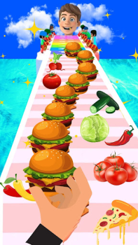 Télécharger sandwich Runner 3d Games Jeux de réflexion pour Android Capture d'écran 3
