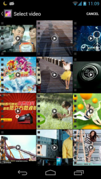 Télécharger Créateur vidéo avec musique Lecteurs et éditeurs de vidéos pour Android Capture d'écran 2