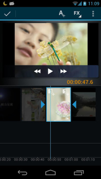 Télécharger Créateur vidéo avec musique Lecteurs et éditeurs de vidéos pour Android Capture d'écran 3