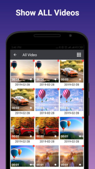 Télécharger Видео проигрыватель Lecteurs et éditeurs de vidéos pour Android Capture d'écran 5