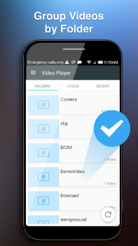 Télécharger Lecteur vidéo pour Android Lecteurs et éditeurs de vidéos pour Android Capture d'écran 4