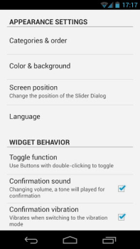 Télécharger Slider Widget - Volumes Outils pour Android Capture d'écran 5