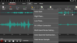 Télécharger WavePad Audio Editor Musique et audio pour Android Capture d'écran 4