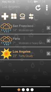 Télécharger Weather Clock Météo pour Android Capture d'écran 7