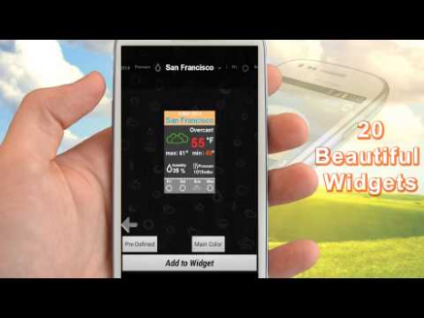 Télécharger Weather Clock Météo pour Android Capture d'écran 8