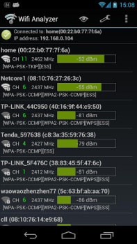 Télécharger Wifi Analyzer Outils pour Android Capture d'écran 4