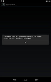 Télécharger Wifi Password(ROOT) Outils pour Android Capture d'écran 4