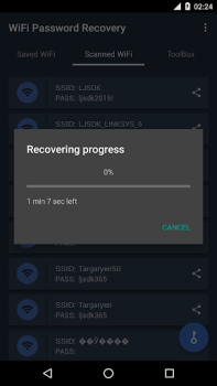 Télécharger WiFi Password Recovery Outils pour Android Capture d'écran 4