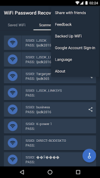 Télécharger WiFi Password Recovery Outils pour Android Capture d'écran 6