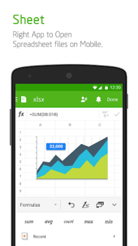 Télécharger Polaris Office - Edit,View,PDF Travail pour Android Capture d'écran 3