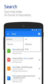 Télécharger Polaris Office - Edit,View,PDF Travail pour Android Capture d'écran 6