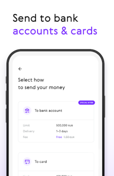 Télécharger Paysend : transfert d'argent Finance pour Android Capture d'écran 4