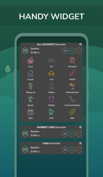 Télécharger Monefy - Finances & Dépenses Finance pour Android Capture d'écran 4