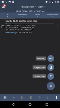 Télécharger zetaTorrent Outils pour Android Capture d'écran 3