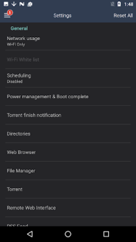 Télécharger zetaTorrent Outils pour Android Capture d'écran 7