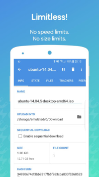 Télécharger WeTorrent - Torrent Downloader Lecteurs et éditeurs de vidéos pour Android Capture d'écran 2