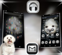 Télécharger Cute Puppy Launcher Theme Personnalisation pour Android Capture d'écran 3